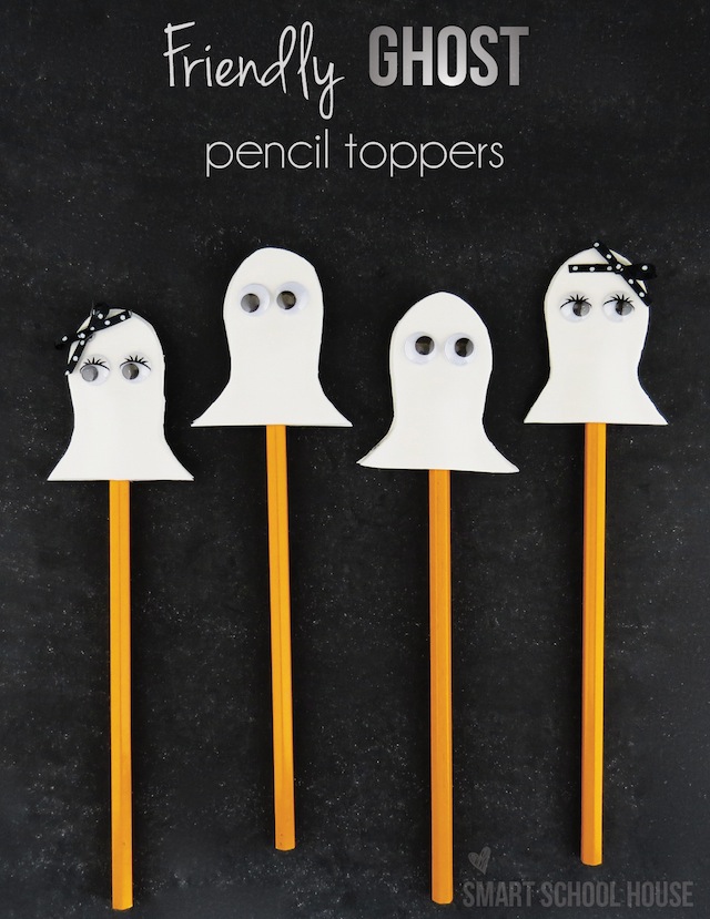 Ghost Pencil Toppers