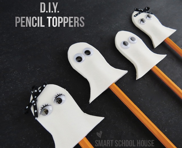 Ghost Pencil Toppers2