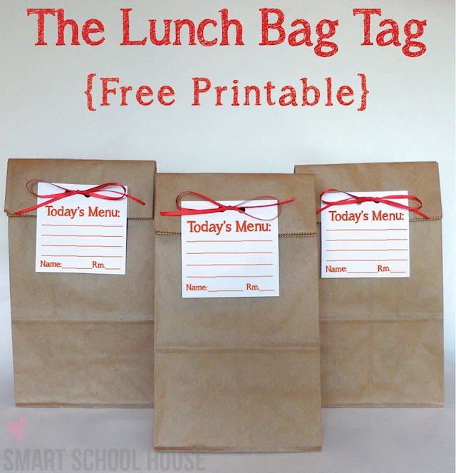 The Lunch Bag Tag 