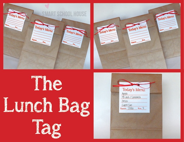 The Lunch Bag Tag 