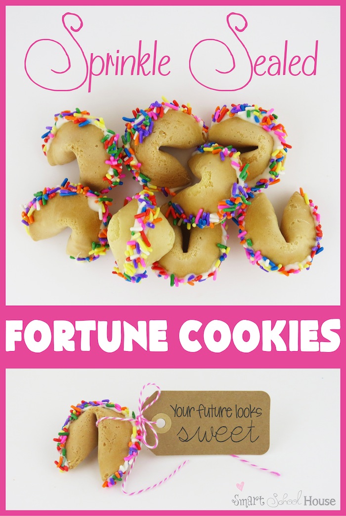 Sprinkle Sealed Fortune Cookies