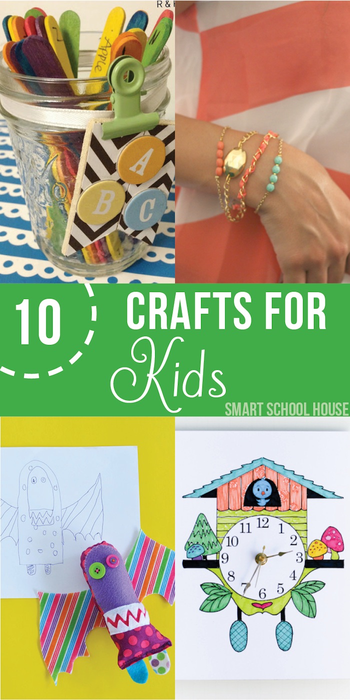 10 Crafts for Kids - Smart School House