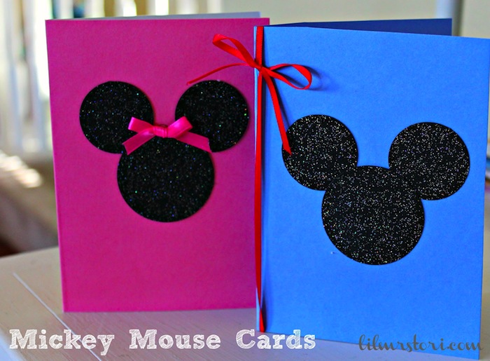 Easy Mickey Mouse Birthday Cards
