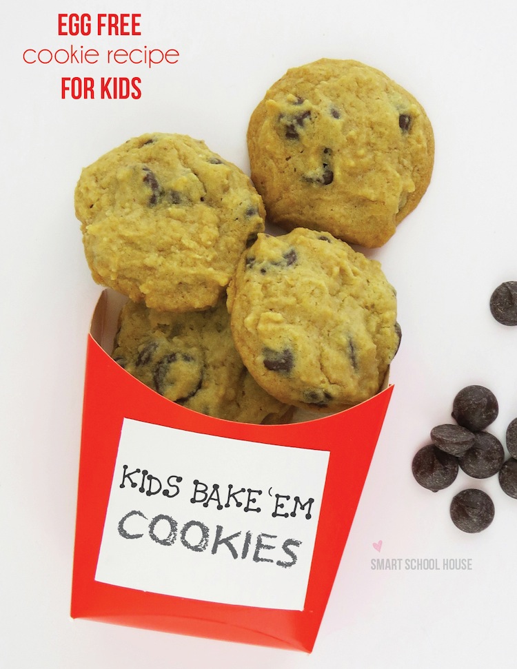 Egg Free Chocolate Chip Cookie Recipe for Kids