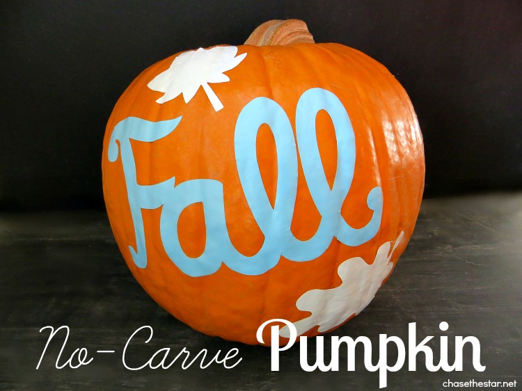 No Carve Pumpkin via Chase the Star for Smart School House