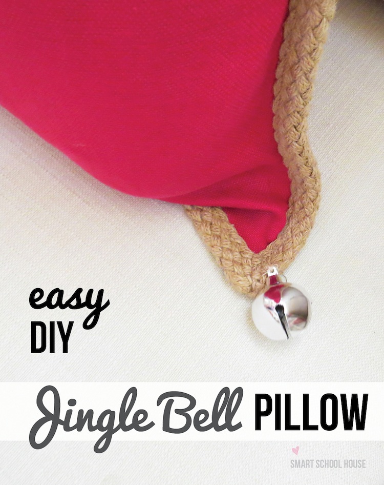 #DIY Jingle Bell Pillow (Pottery Barn hack)