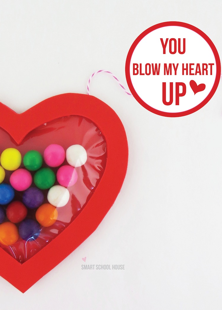 Blow My Heart Up - Bubble Gum Valentine Craft