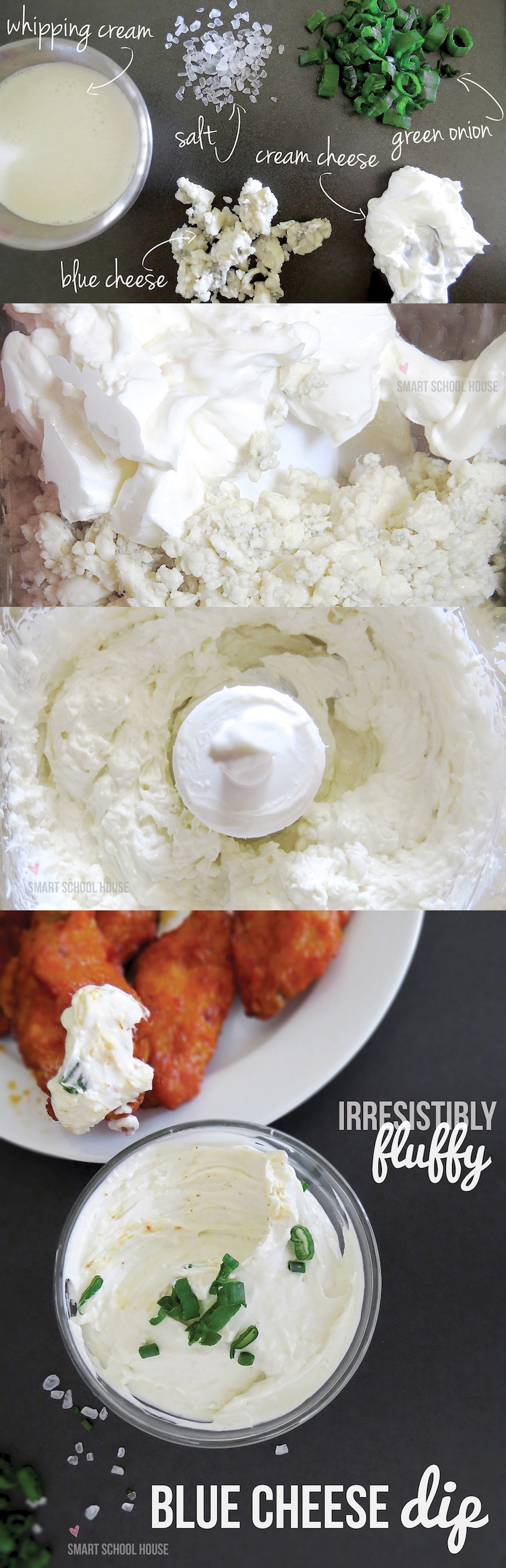 How to make an irresistibly fluffy blue cheese dip!