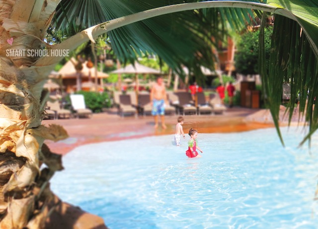 The pools at Disney's Aulani Resort in Hawaii