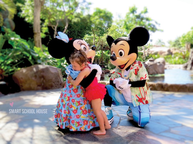 Dining with the characters at Disney's Aulani Resort in Hawaii