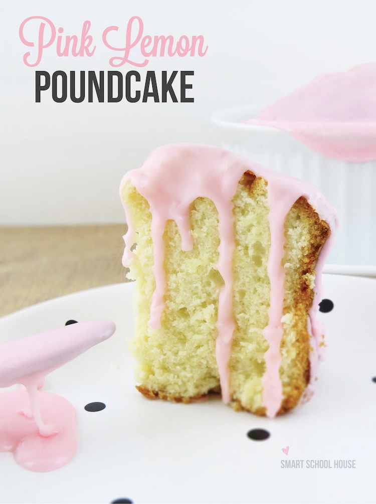 Pink Lemon Poundcake - Soft, fluffy, poundcake perfection drizzled in a pink lemon glaze. 