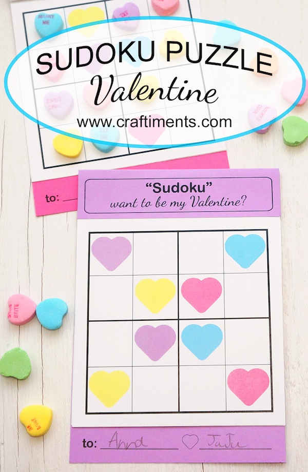 Sudoku Love Puzzle by Craftiments