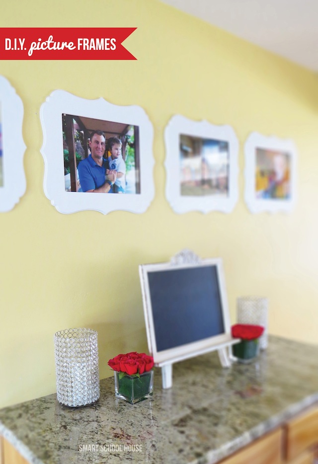 Picture Frame Ideas. #DIY picture frames. Just what I was looking for! LOVE