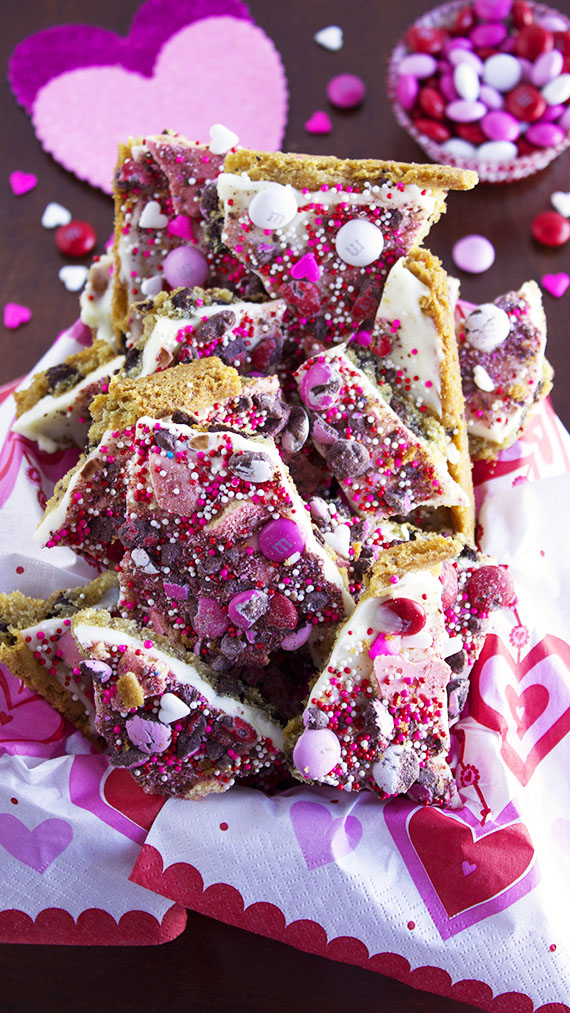 Chocolate Chip Cookie Bark by Deliciously Sprinkled