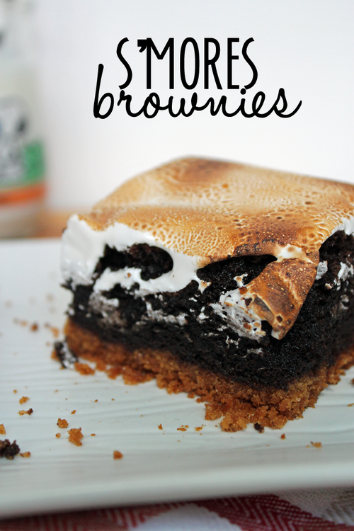 S'Mores Brownies by Unusually Lovely