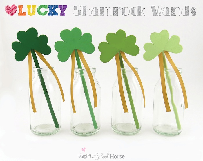 How to make Lucky Shamrock Wands